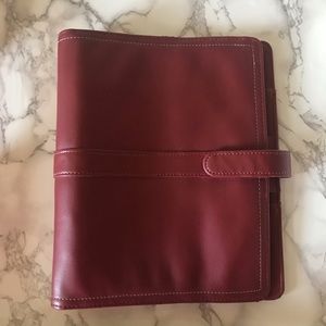 Red Day-Timer Planner